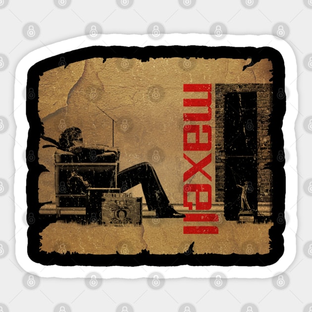 maxell - blown away Sticker by framehead